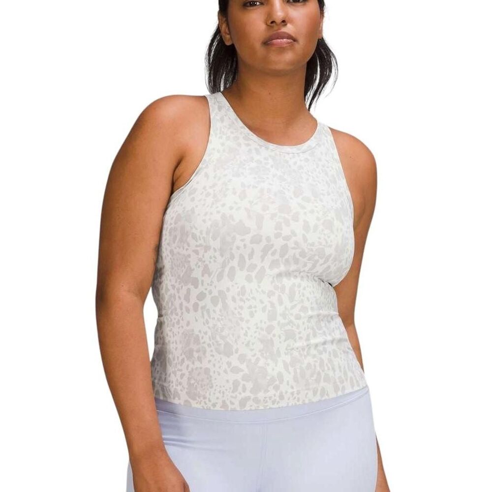 Lululemon Align Waist-Length Racerback Tank Top in Cheetah Camo